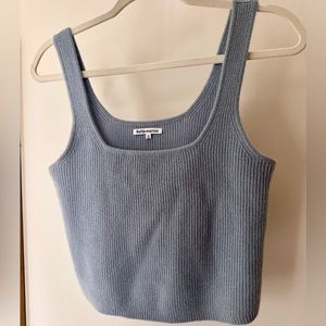 Reformation Cropped Tank | Blue | NWOT